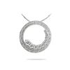 Image 1 : 0.5 CTW 14K White Gold Ladies Slider with Chain - REF-70W9H