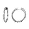 Image 1 : Genuine 0.95 TCW 14K White Gold Ladies Earrings - REF-139K4R