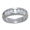 Image 1 : 14K White Gold 1.02CTW Diamond Gent's Ring - REF-189F3M