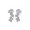 Image 1 : 14K White Gold 0.15CTW Diamond Earring - REF-34W3H