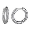 Image 1 : Genuine 1.21 TCW 18K White Gold Ladies Earring - REF-189Y3X