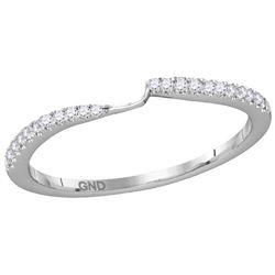 0.11 CTW Natural Diamond 2-stone Anniversary Ring 14K White Gold