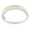 Image 1 : 14K White Gold 0.98CTW Diamond Band Ring - REF-122K6R