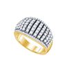 Image 1 : 1.03 CTW Natural Diamond Cocktail Band 10K Yellow Gold