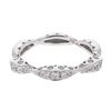14K White Gold 0.35CTW Diamond Fashion Ring - REF-53F5M