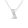14K Gold 0.14 CTW Diamond Slider with Chain - REF-39K3R