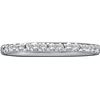 Image 1 : 0.15 CTW Natural Diamond Slender Stackable Size 10 Band 14K White Gold
