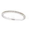 Image 1 : 14K White Gold 0.16CTW Diamond Band Ring - REF-33Y3X