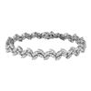 Image 1 : 18K White Gold 2.51CTW Diamond Bracelet - REF-387X2Y