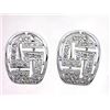 Image 1 : 14K White Gold 0.83CTW Diamond Earring - REF-83M2F