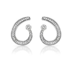 14K Gold 0.25 CTW Diamond Earring - REF-30Y4X