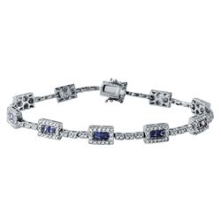 3.54 CTW 14K White Gold Ladies Bracelet - REF-230A7N