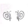 Image 1 : 14K White Gold 1.22CTW Diamond Earring - REF-117K3R