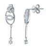 Image 1 : Genuine 0.18 TCW 14K White Gold Ladies Earring - REF-34Y5X
