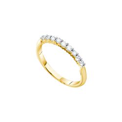 0.24 CTW Natural Diamond Band 14K Yellow Gold