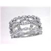 Image 1 : 18K White Gold 0.63CTW Diamond Band Ring - REF-145X5Y