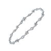 Image 1 : Genuine 2.83 TCW 14K White Gold Ladies Bracelet - REF-132R5K