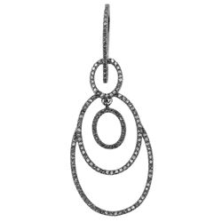 14K White Gold 0.52CTW Diamond Necklace - REF-56R2K
