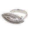 Image 1 : 18K White Gold 0.45CTW Diamond Fashion Ring - REF-120W8H