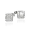 Image 1 : 14K Gold 0.14 CTW Diamond Cuff Links - REF-100W5H