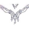 Image 1 : 18K White Gold 9.04CTW Diamond Necklaces - REF-1190X4Y