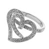 Image 1 : 18K White Gold 0.22CTW Diamond Rings - REF-77R5K