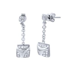 14K Gold 0.52 CTW Diamond Earring - REF-67M7F