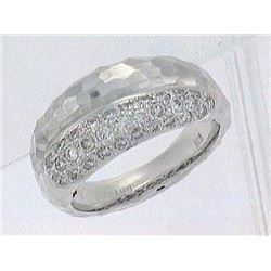 18K White Gold 0.51CTW Diamond Diamond Rings - REF-115N8A