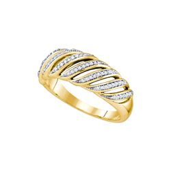 0.18 CTW Natural Diamond Band 10K Yellow Gold
