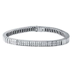 2.54 CTW 18K White Gold Ladies Bracelet - REF-439K7R