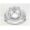 Image 1 : 18K White Gold 1.4CTW Ladies Diamond Ring - REF-268Y6X