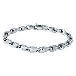 4.95 CTW 14K White Gold Ladies Bracelet - REF-534F3M