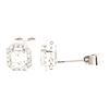 Image 1 : 14K White Gold 0.36CTW Ladies Diamond Earring - REF-87M3F