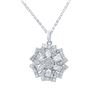 Image 1 : 1.75 CTW 14K White Gold Ladies Slider with Chain - REF-189A3N