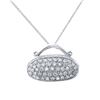 14K Gold 1.16 CTW Diamond Slider with Chain - REF-138H4W