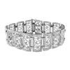 14K White Gold 4.14CTW Diamond Bracelet - REF-439H2W