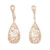 14K Rose Gold 0.69 CTW Diamond Earring - REF-70X2Y