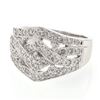 Image 1 : 18K White Gold 0.45CTW Diamond Rings - REF-92N6A