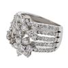 18K White Gold 2.61CTW Diamond Fashion Ring - REF-338K8R