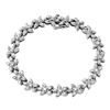 Image 1 : Genuine 1.67 TCW 14K White Gold Ladies Bracelet - REF-173M7F