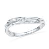 Image 1 : 0.02 CTW Natural Diamond Band 10K White Gold