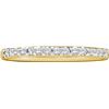 Image 1 : 0.15 CTW Natural Diamond Slender Stackable Size 10 Band 14K Yellow Gold
