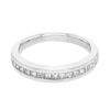 Image 1 : 0.5 CTW 14K White Gold Ladies Band Ring - REF-94R6K