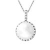 14K Gold 11.73 CTW Pearl & Diamond Necklace - REF-51H7W