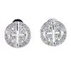 Image 1 : 14K White Gold 0.69CTW Diamond Earring - REF-73Y4X