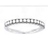 14K White Gold 0.31CTW Diamond Band Ring - REF-23K8R