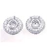 Image 1 : 14K White Gold 1.22CTW Ladies Diamond Earring - REF-91Y5X