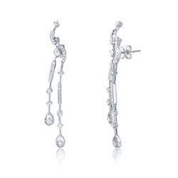 14K Gold 0.97 CTW Diamond Earring - REF-108R6K