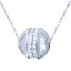 Image 1 : 18K White Gold 2.02CTW Diamond Necklace - REF-228Y2X