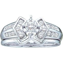 0.25 CTW Natural Diamond Bridal Engagement Ring 10K Yellow Gold